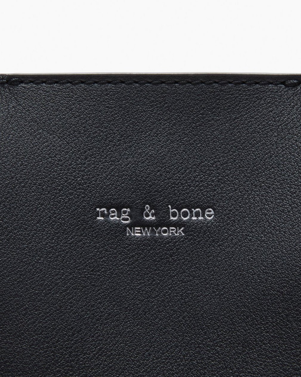 Parker Leather Bucket Bag - Black - Image 8