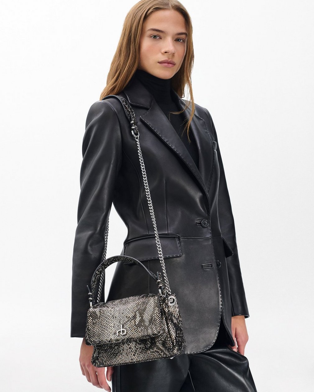 Chelsea Small Flap Bag - Black Multi - Image 3