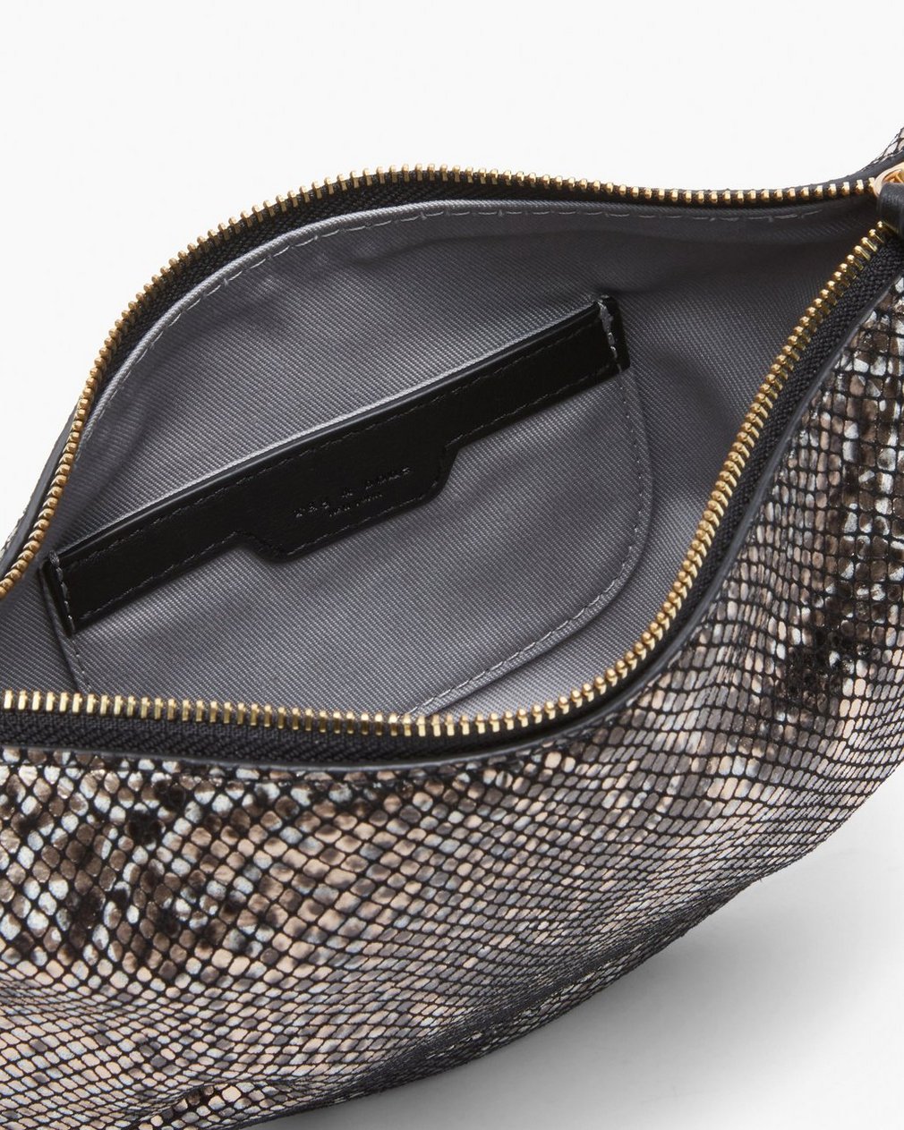 Mercer Small Python Leather Hobo - Black Multi - Image 6