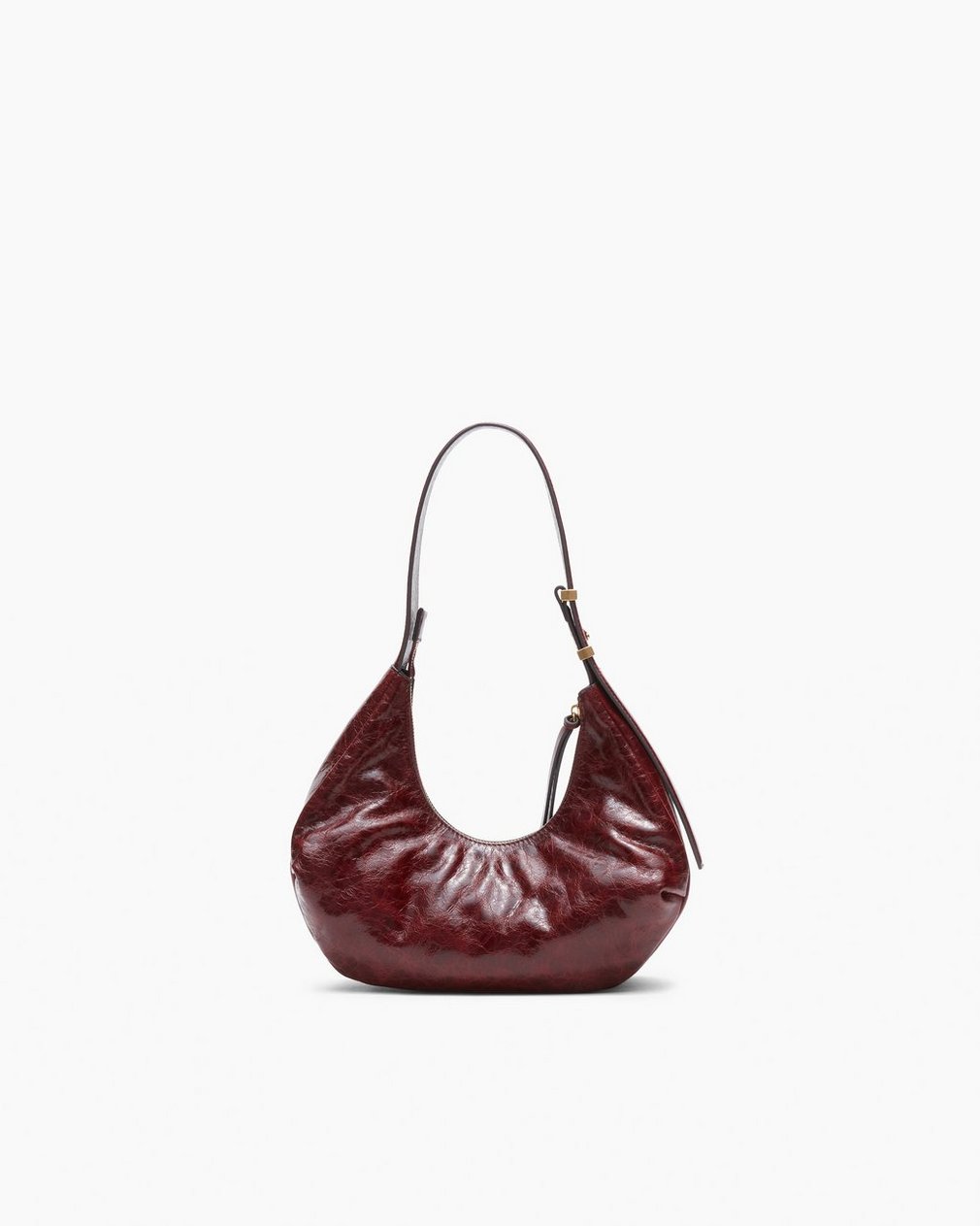 Hudson Leather Hobo - Wine - Image 3