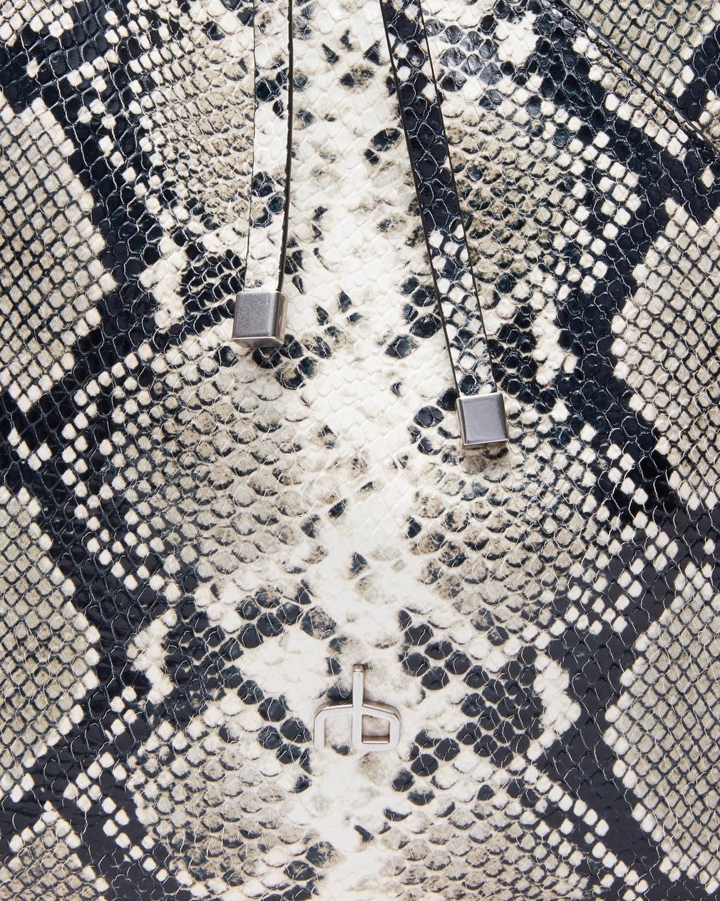Alix Snakeskin Leather Tote - Natural - Image 5