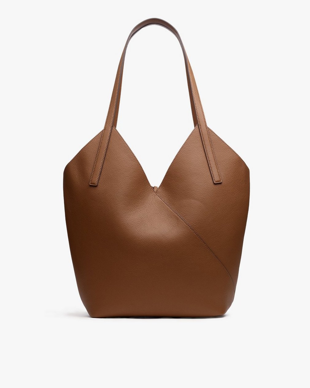 Alix Leather Tote - Cognac - Image 4