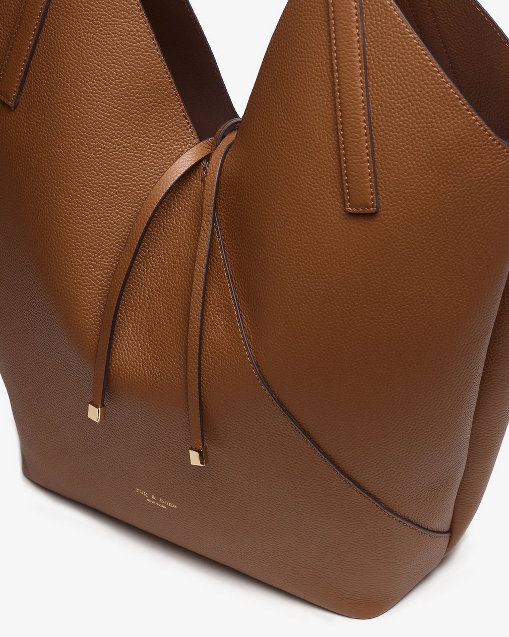 Alix Leather Tote - Cognac - Image 6