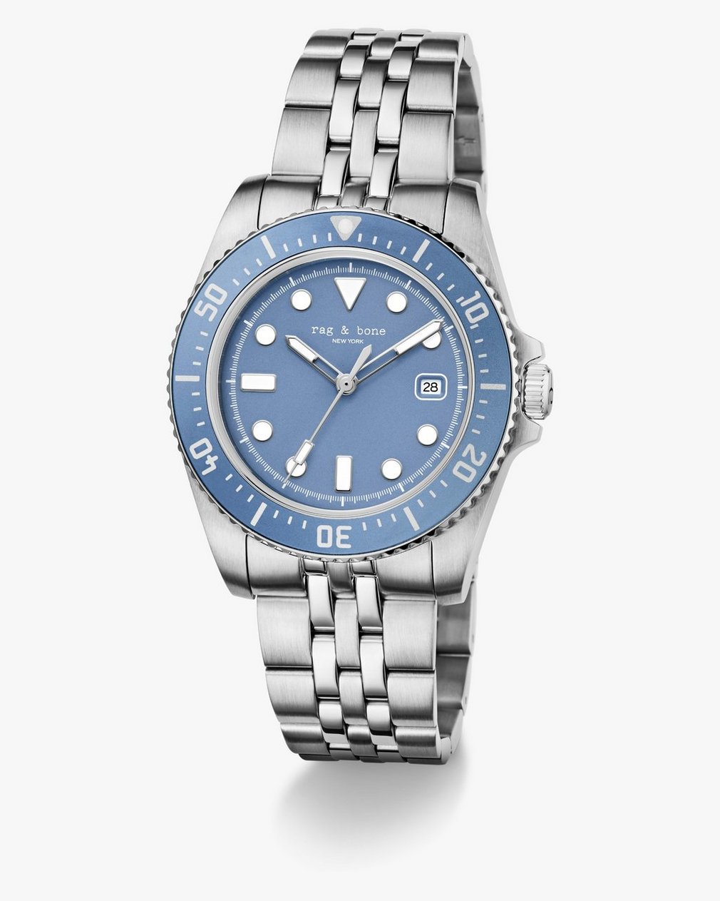 Rowan Date Bracelet Watch, 38mm - Silver - Image 3