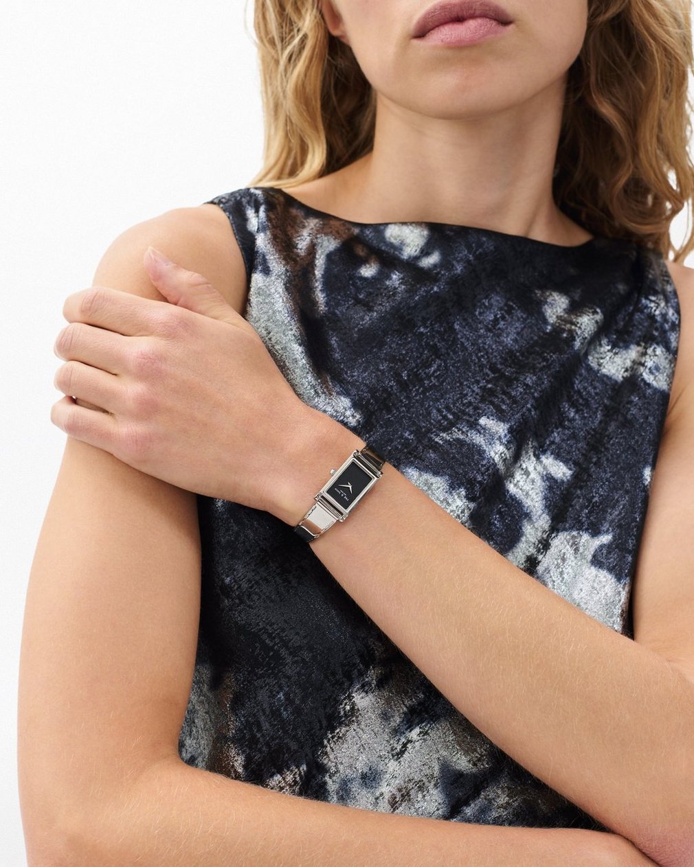Eloise Bangle Watch, 17mm - Silver - Image 2