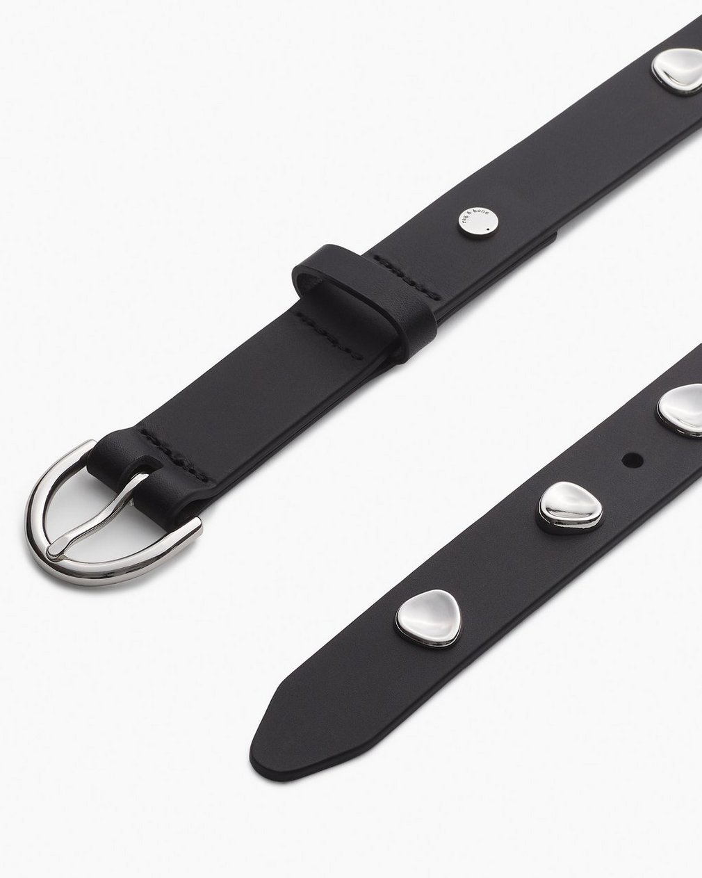 Brynn Studded Leather Belt - Black - Image 3
