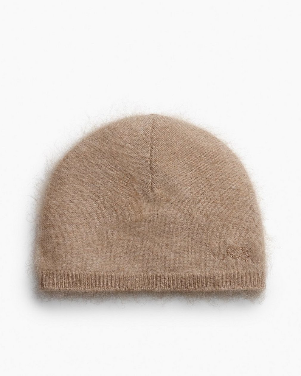 Jada Brushed Cashmere Beanie - Mink