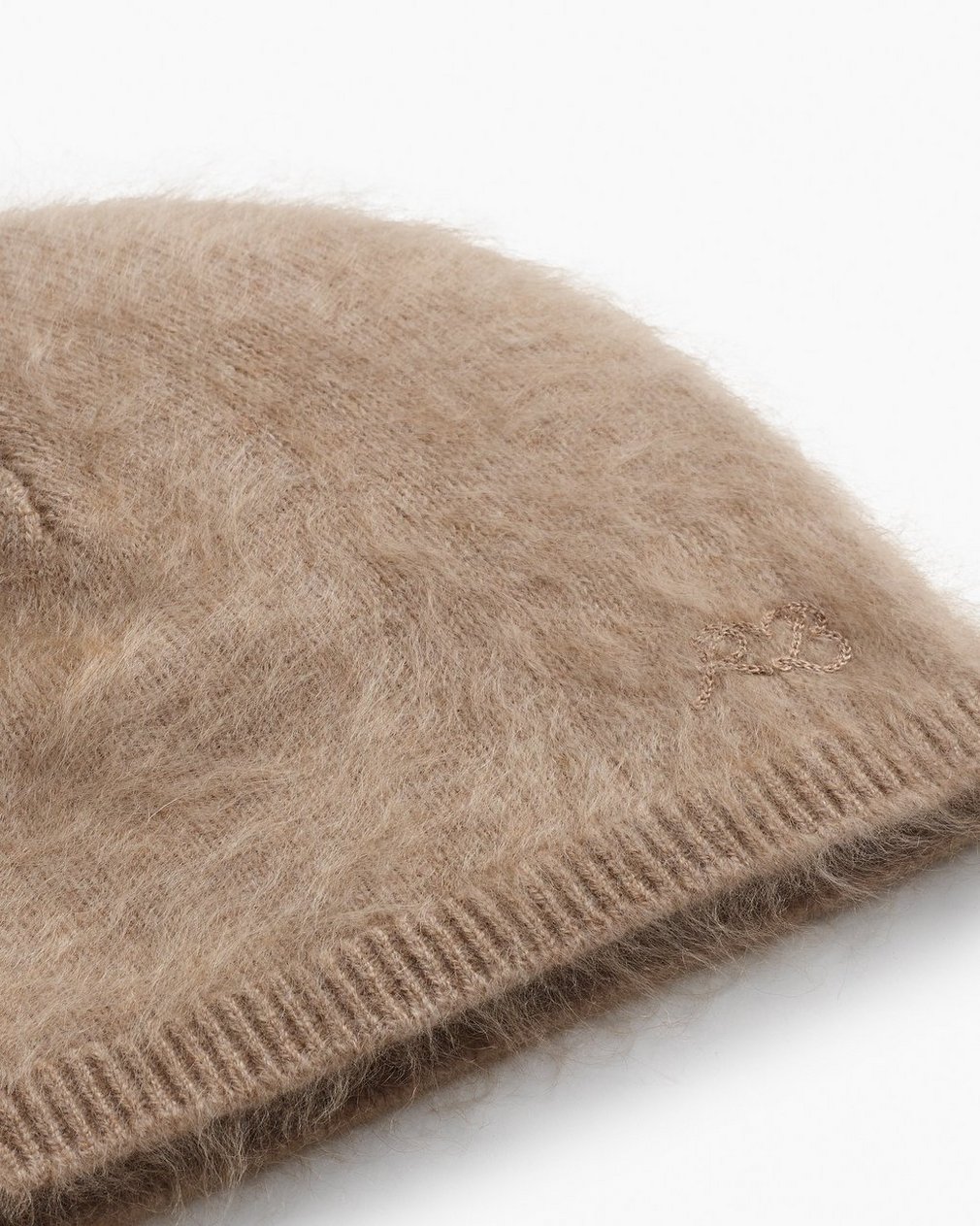 Jada Brushed Cashmere Beanie - Mink - Image 2