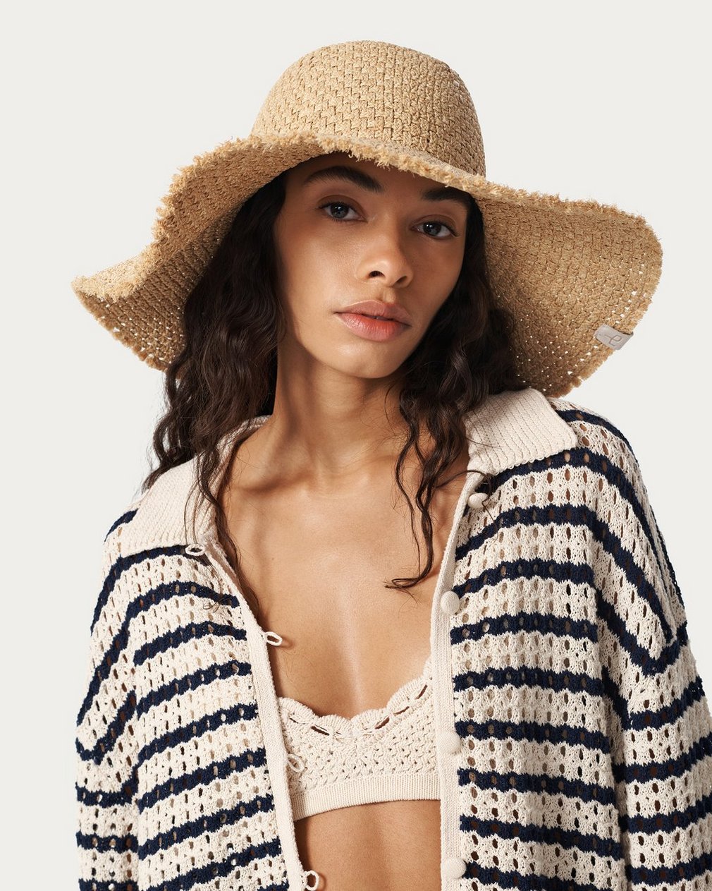 Ella Straw Sun Hat - Natural Straw - Image 2