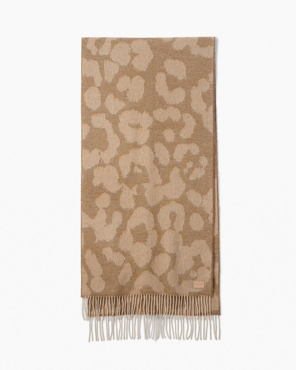 Piper Leopard-Print Scarf - Sand Multi - Image 2