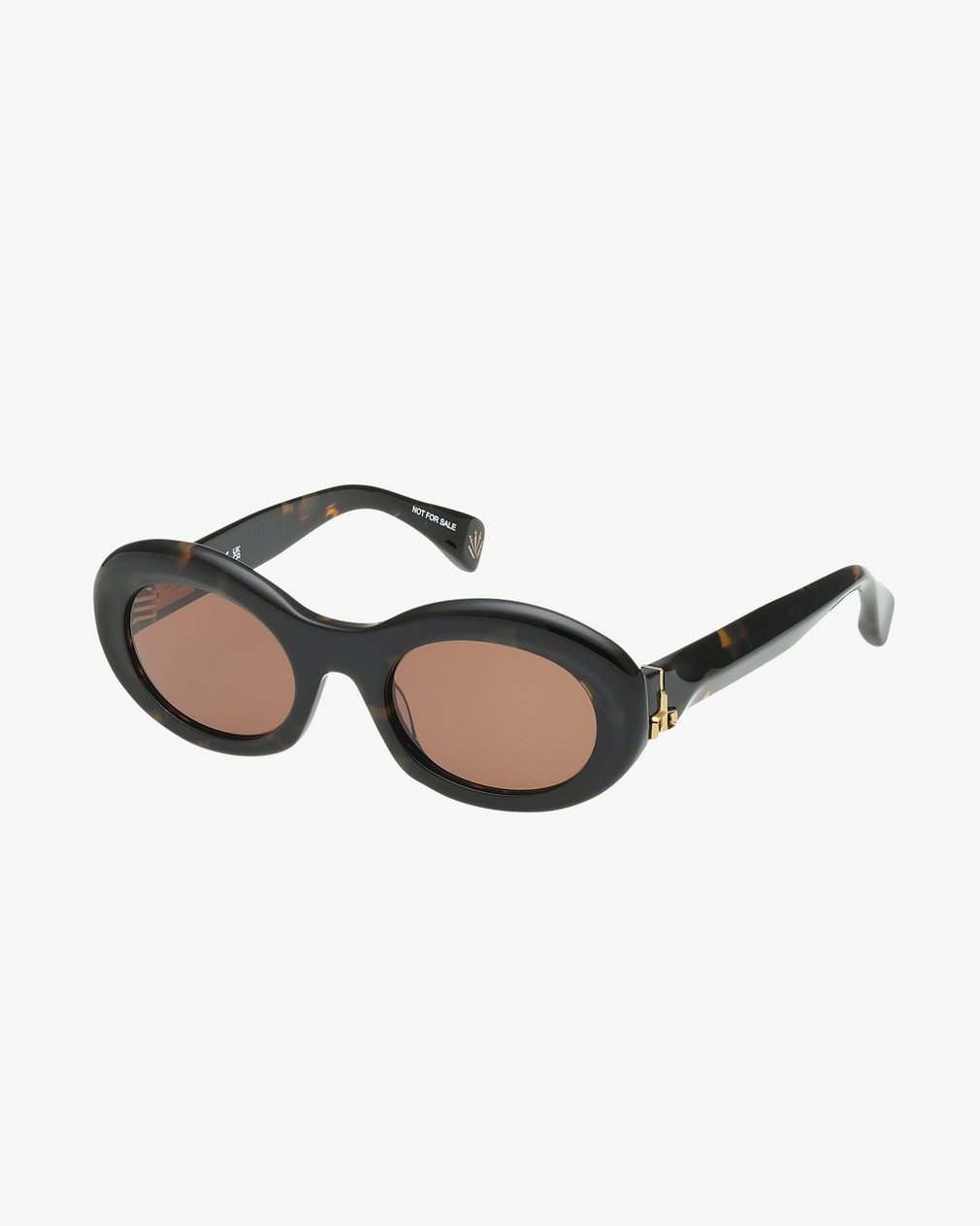 Miley Oval Sunglasses - Tort Brown - Image 3