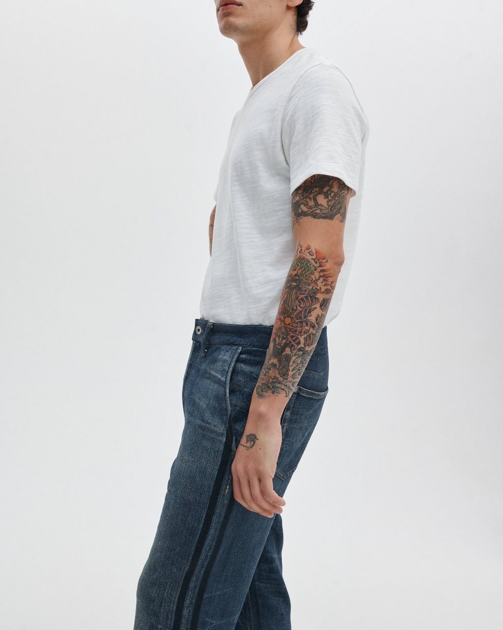 Miramar Fit 4 Track Pants - Empire with Indigo Stripe - Image 4