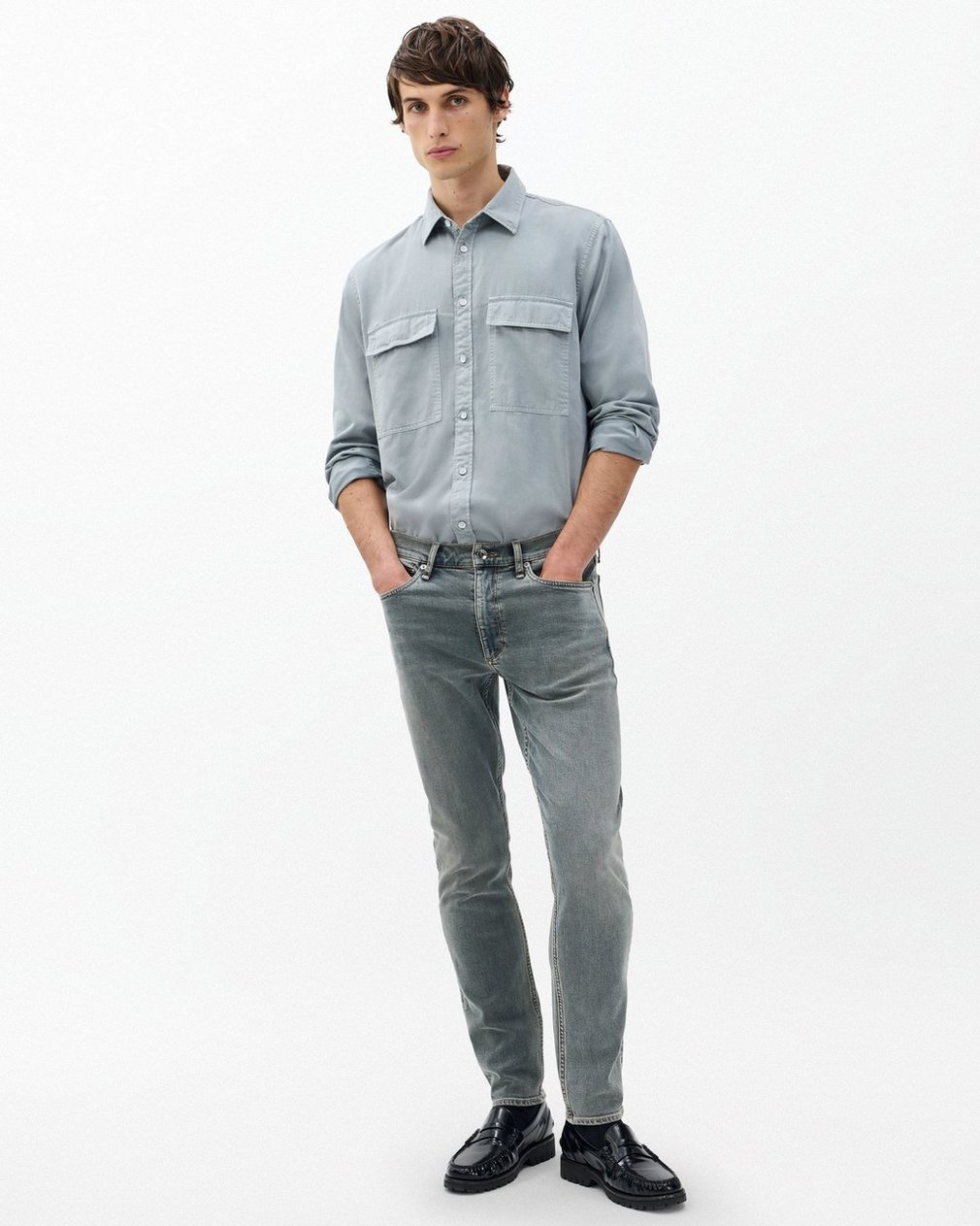 Fit 2 Slim Jeans - Granite Blue - Image 2