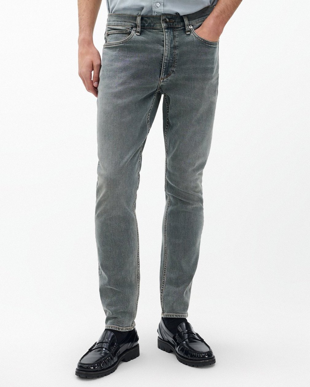 Fit 2 Slim Jeans - Granite Blue - Image 3