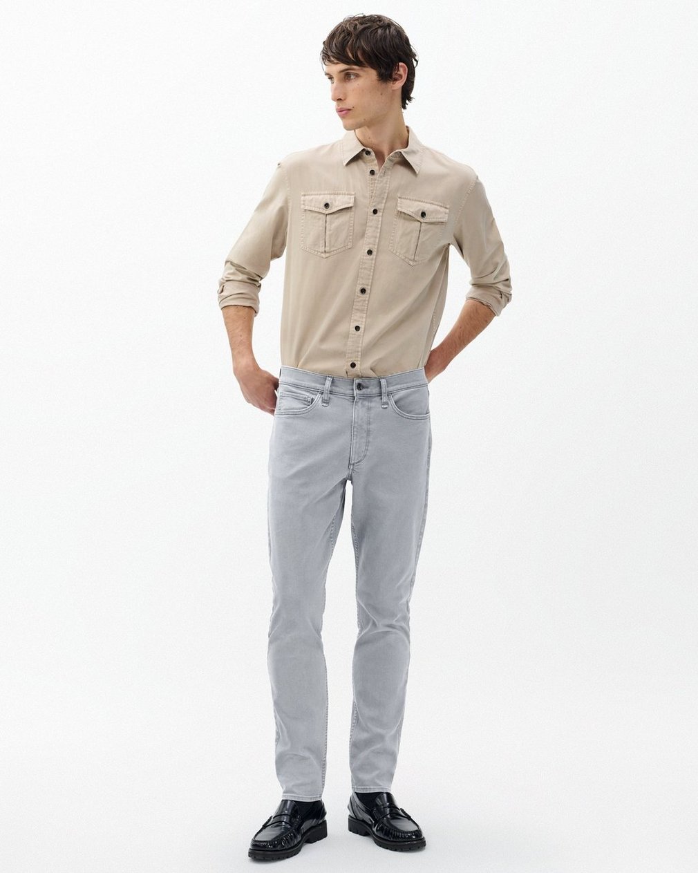 Fit 2 Slim Jeans - Zinc - Image 2