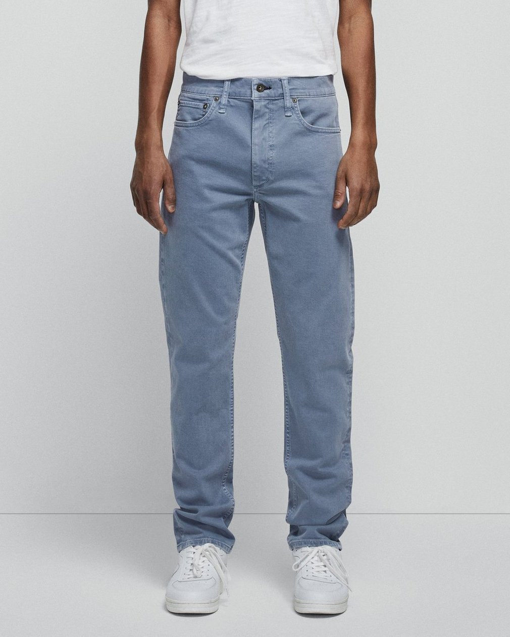 Fit 2 - French Blue: Slim Fit Medium Indigo Aero Stretch Jean - Image 4