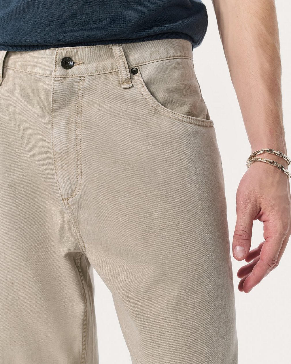 rbBAGGY Fit Jeans - Aged Taupe - Image 4
