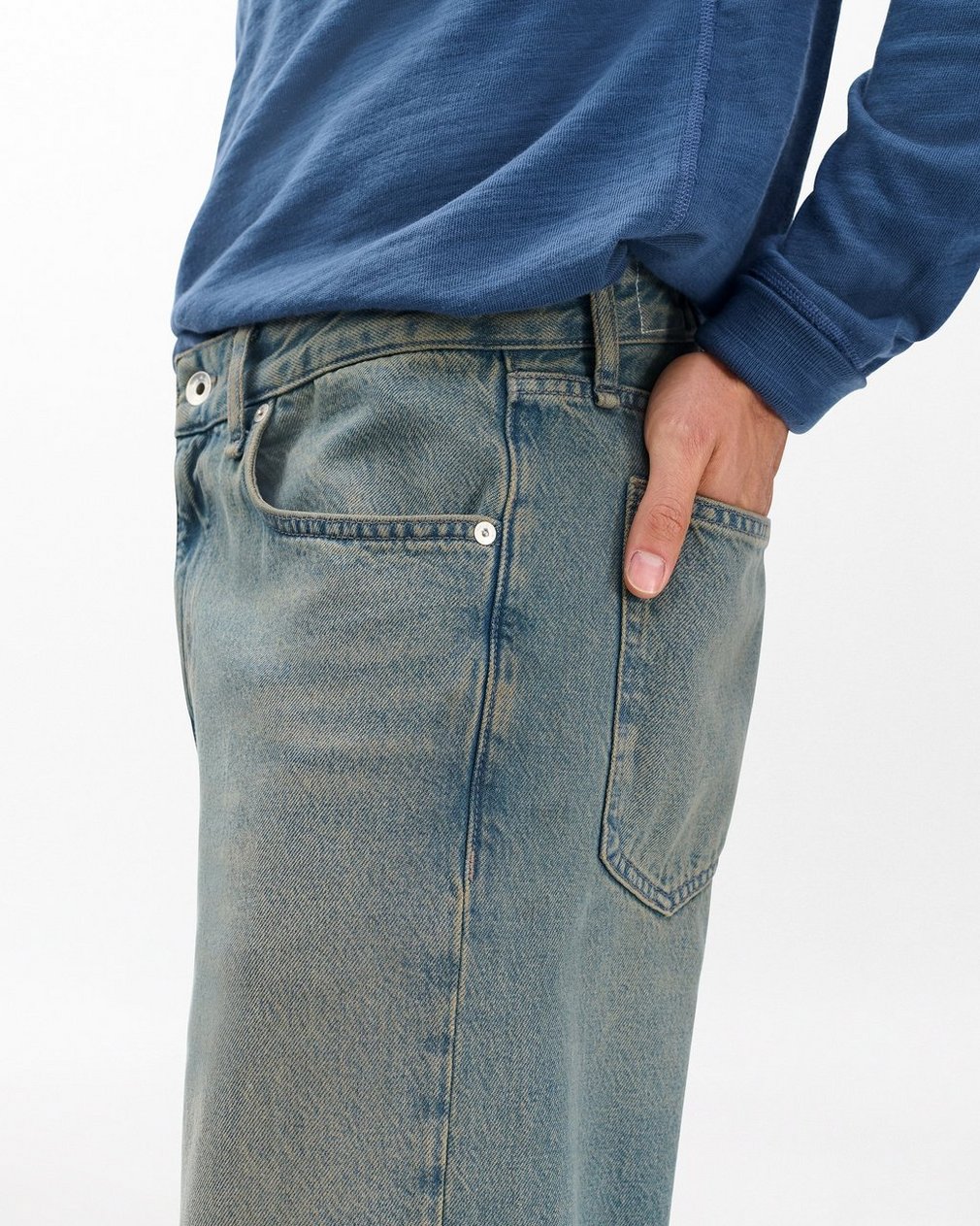 Fit 4 Straight Jeans - Sepia Indigo - Image 5