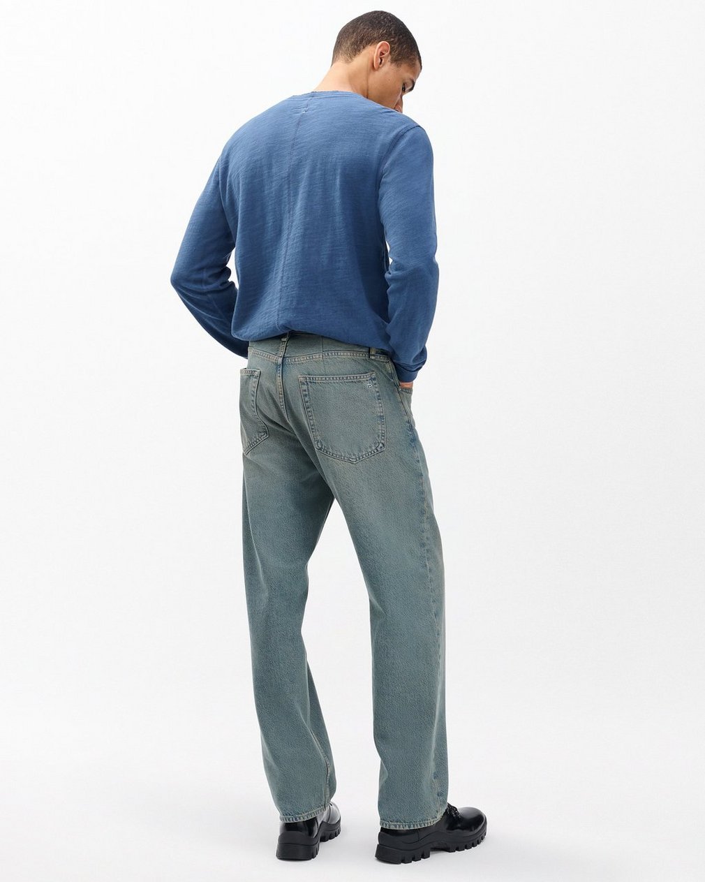 Fit 4 Straight Jeans - Sepia Indigo - Image 6