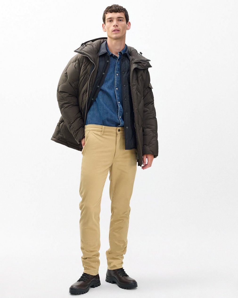 Fit 2 Stretch Twill Chinos - Desert Sand - Image 5