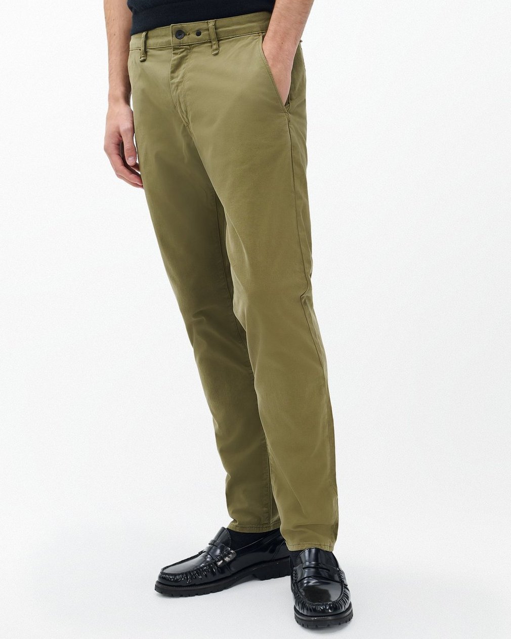 Fit 3 Athletic Chinos - Dark Army - Image 4
