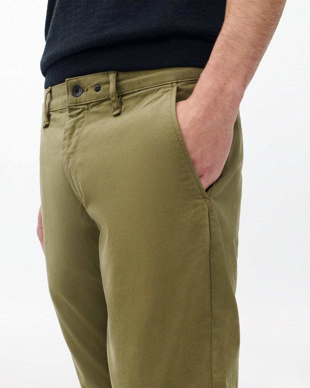 Fit 3 Athletic Chinos - Dark Army - Image 5