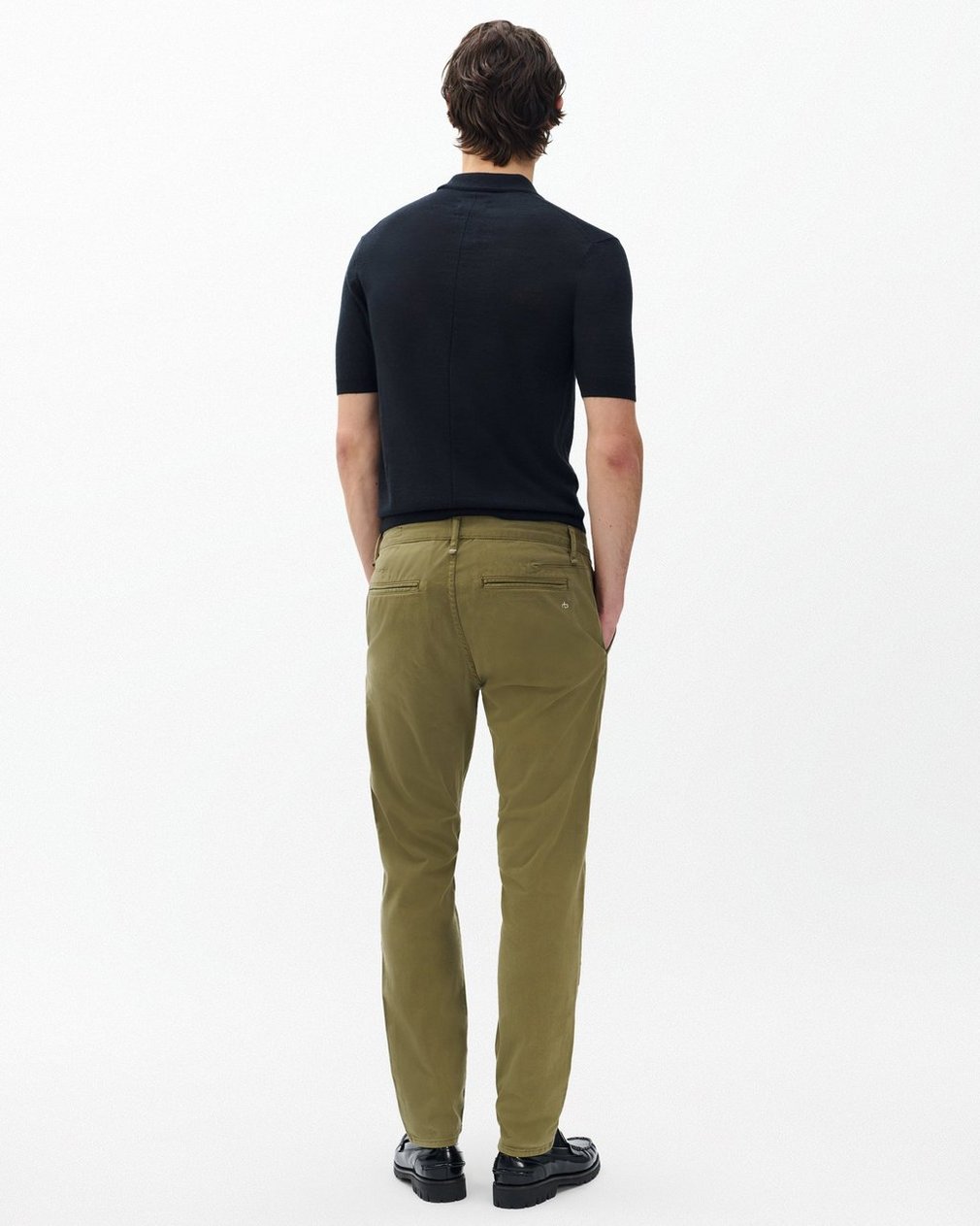Fit 3 Athletic Chinos - Dark Army - Image 6