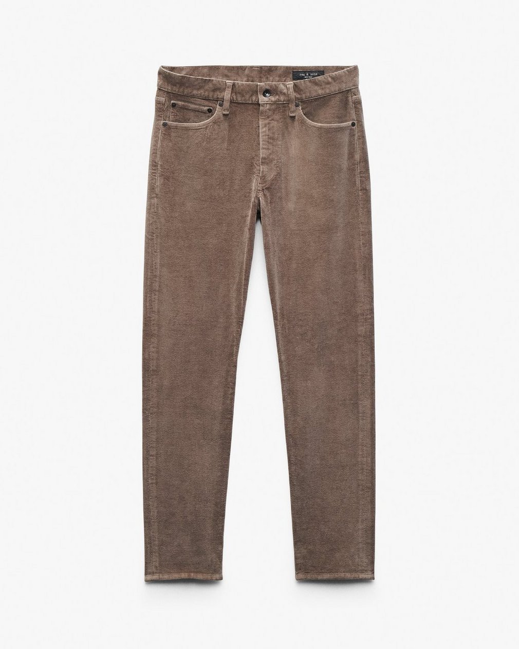 Fit 2 Slim Corduroy Pants - Brown - Image 2