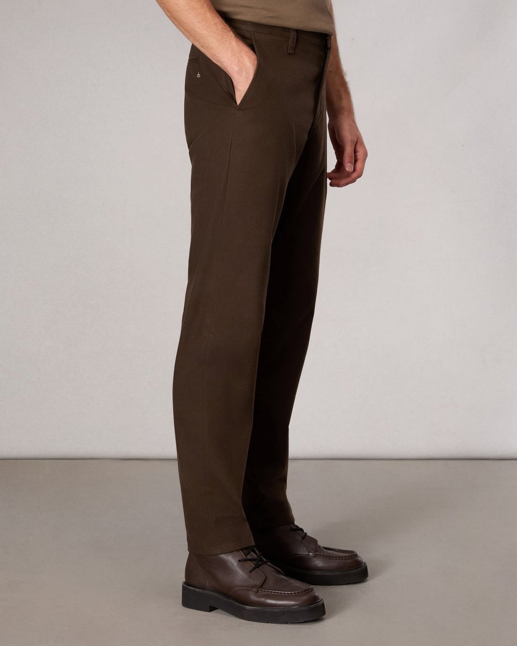 Standard Flannel Chino Pant - Army - Image 3
