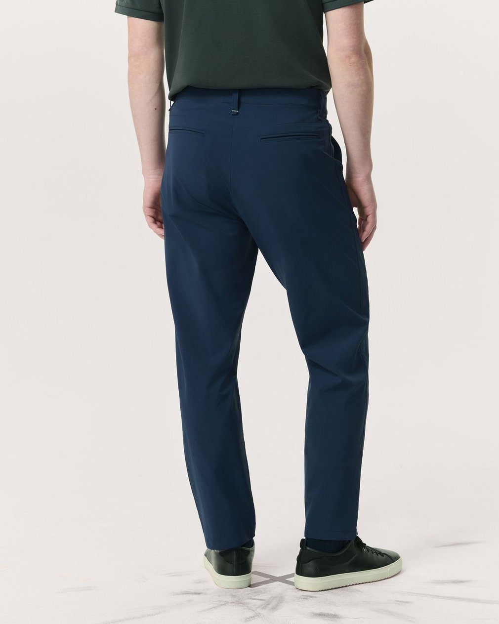 Tapered Nylon-Blend Trousers - Navy - Image 5