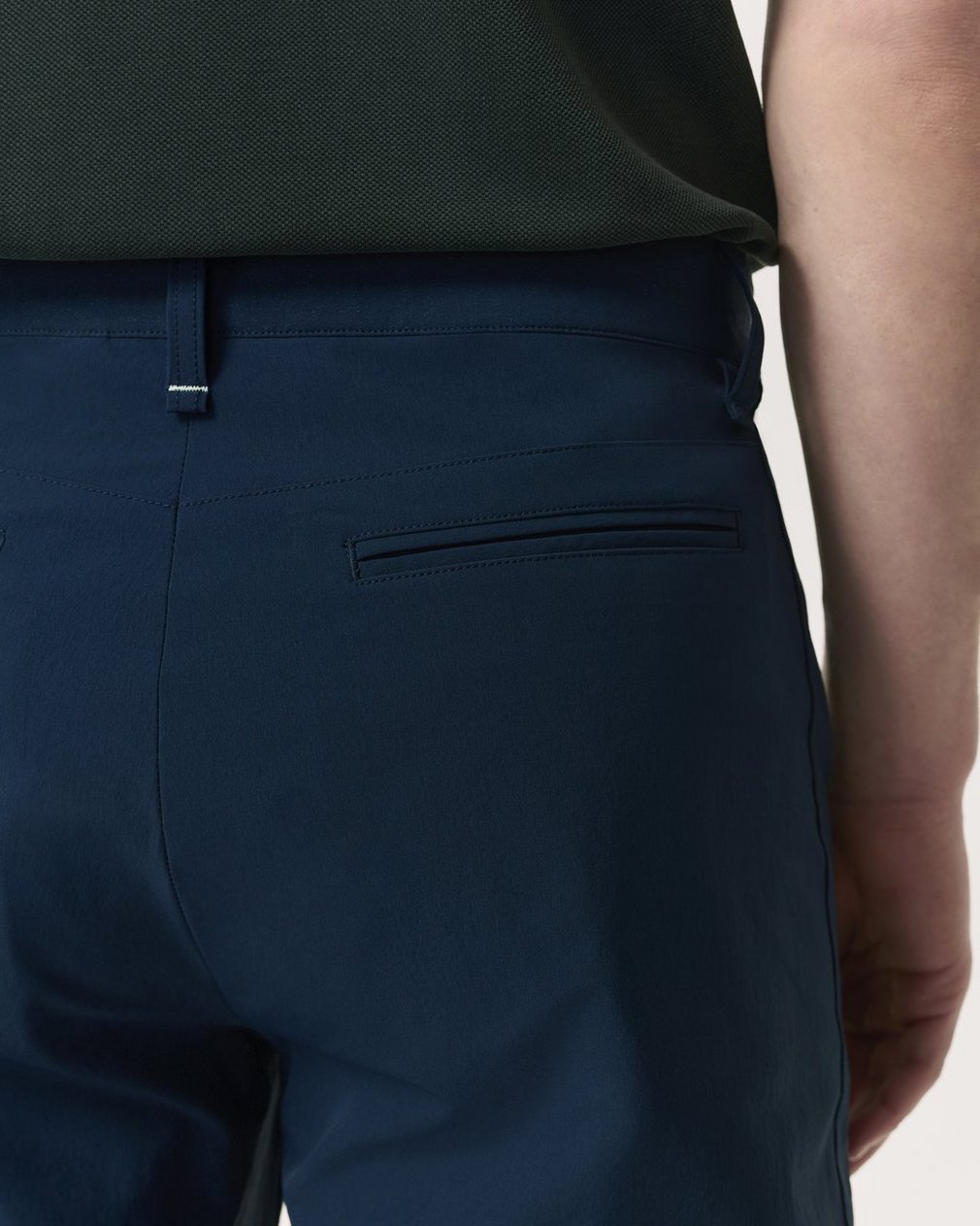 Tapered Nylon-Blend Trousers - Navy - Image 6