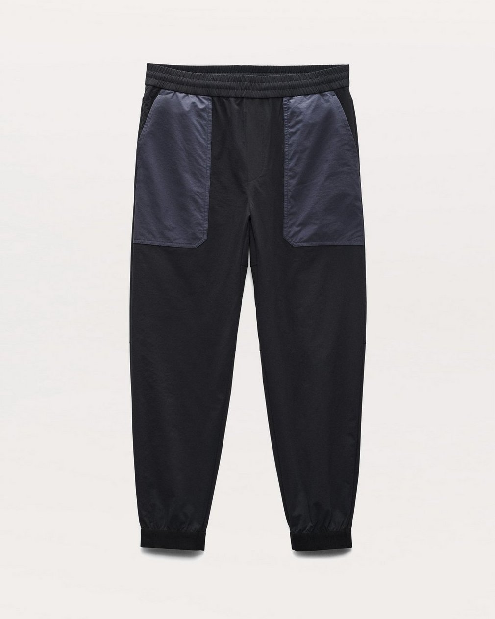 Robert Color-Blocked Jogger Pants - Jet Black - Image 2