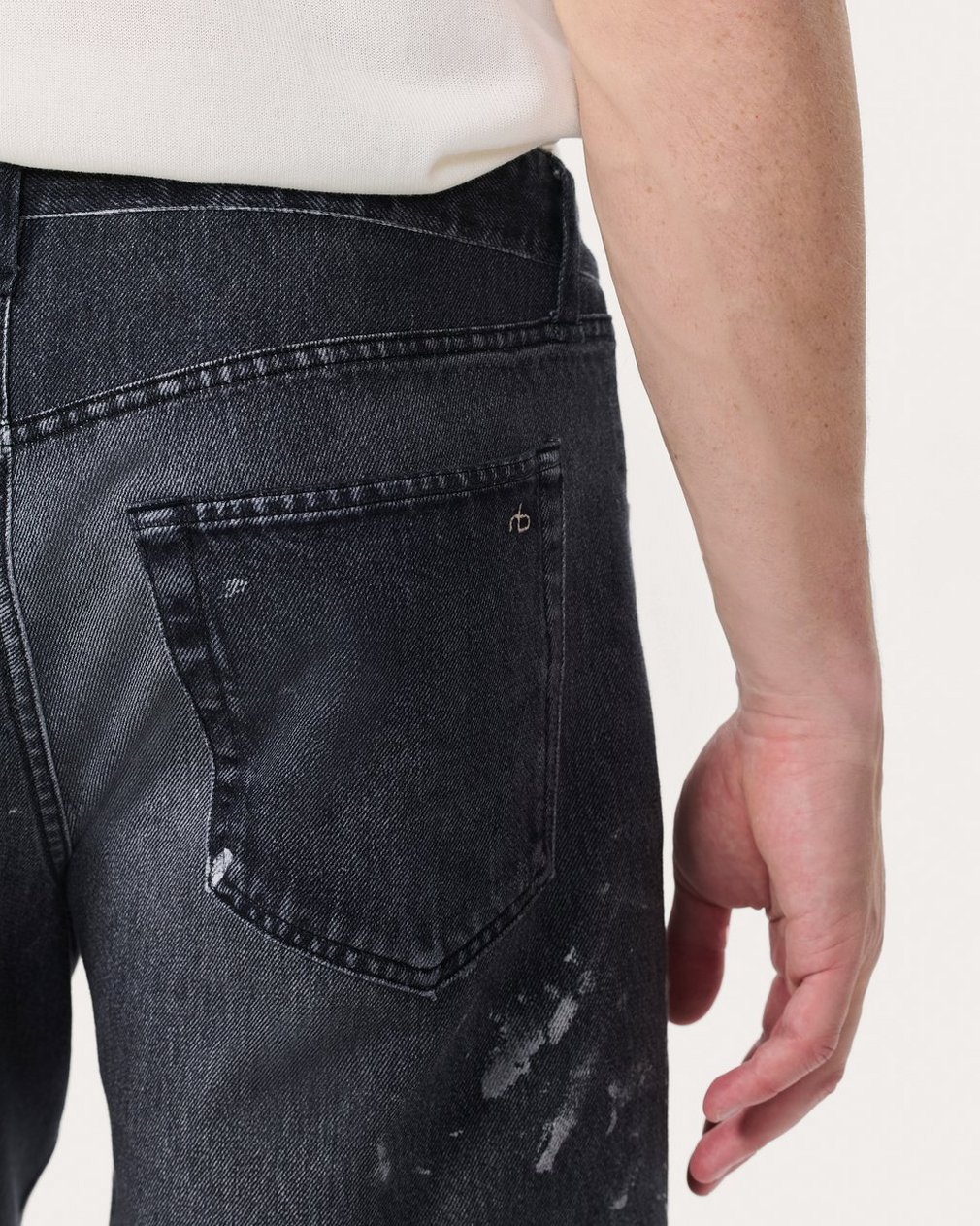 Miramar Fit 4 Shorts - Black Paint Splatter - Image 5