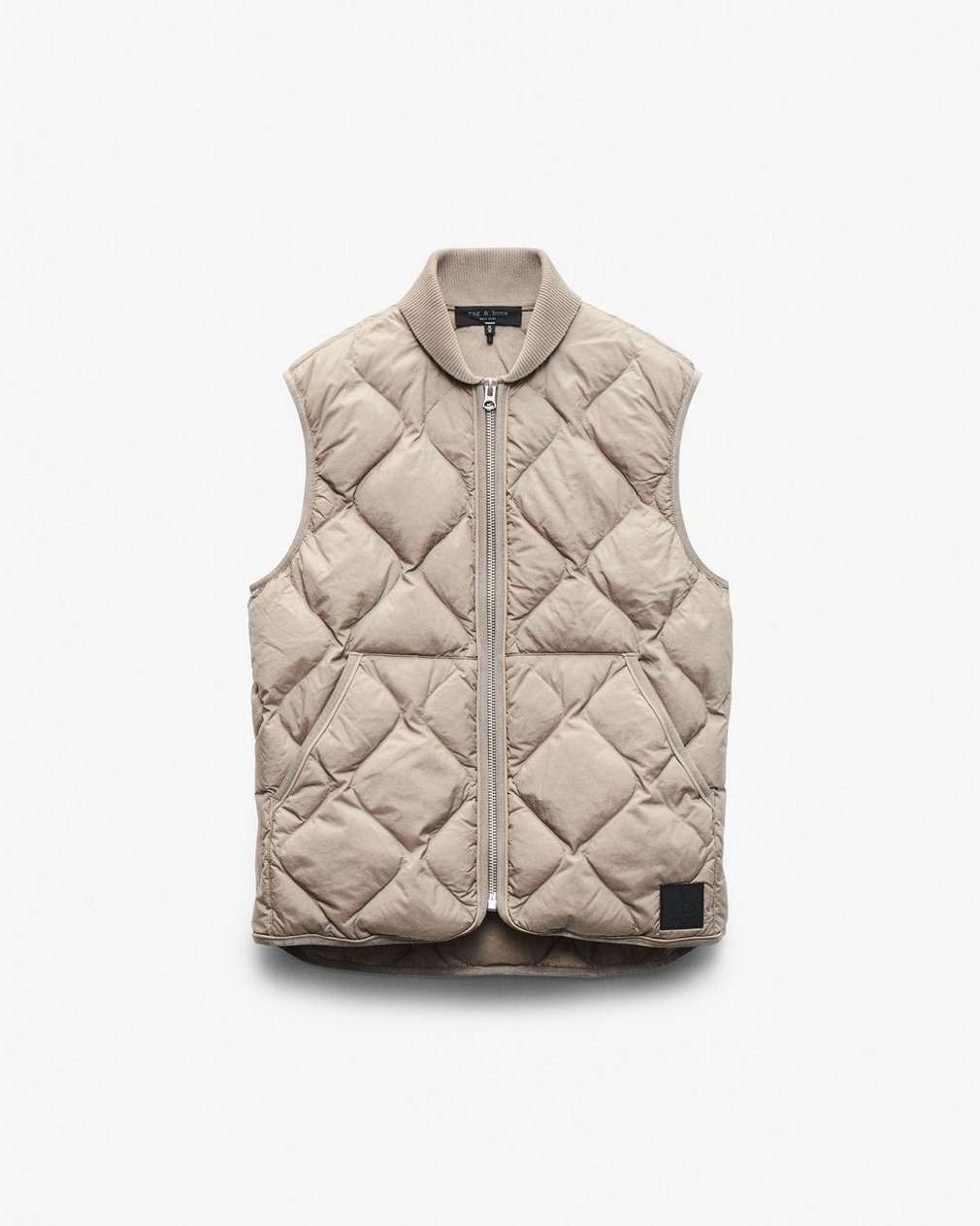 Dane Quilted Vest - Wolf Grey - Image 2