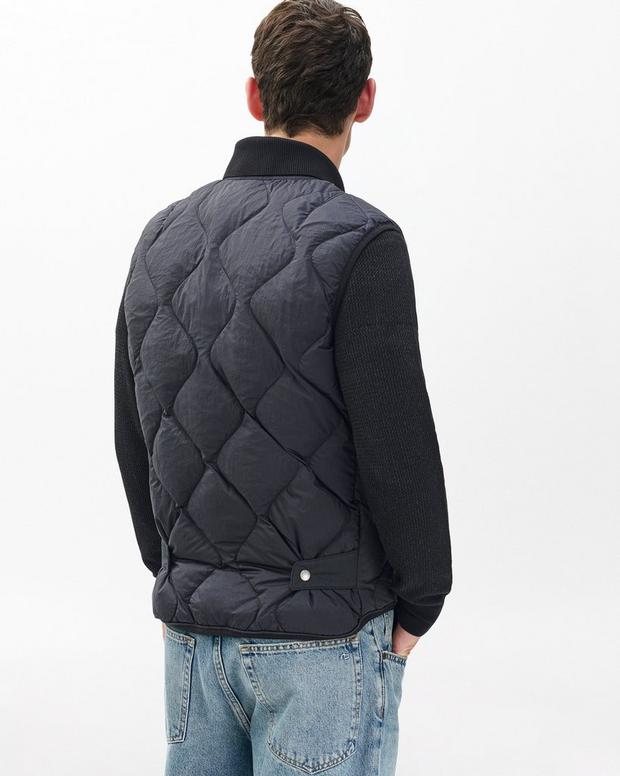 Dane Quilted Vest - Black - Image 6