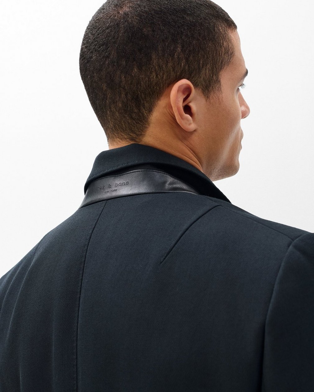 Beckett Italian Twill Coat - Black - Image 5