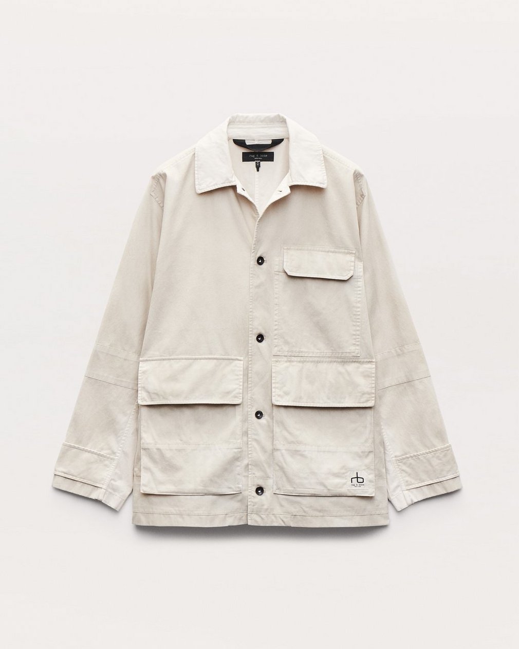 Strike Washed Canvas Jacket - Chime Grey - Image 2