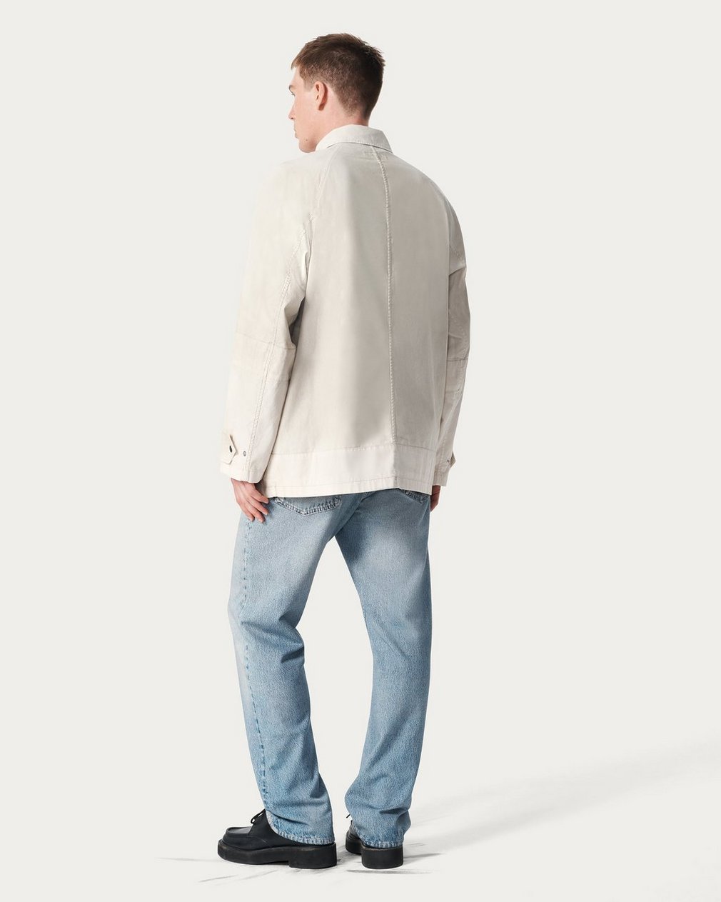 Strike Washed Canvas Jacket - Chime Grey - Image 6