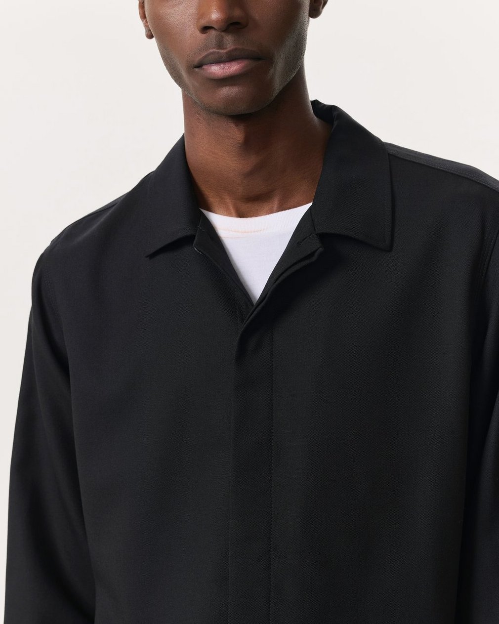 Hyde Wool-Blend Ripstop Shirt Jacket - Black - Image 3