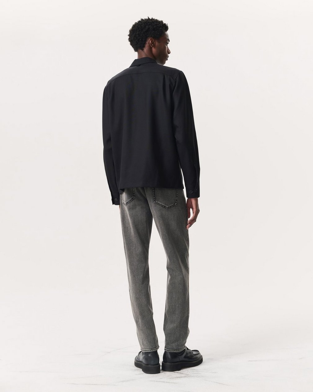 Hyde Wool-Blend Ripstop Shirt Jacket - Black - Image 5