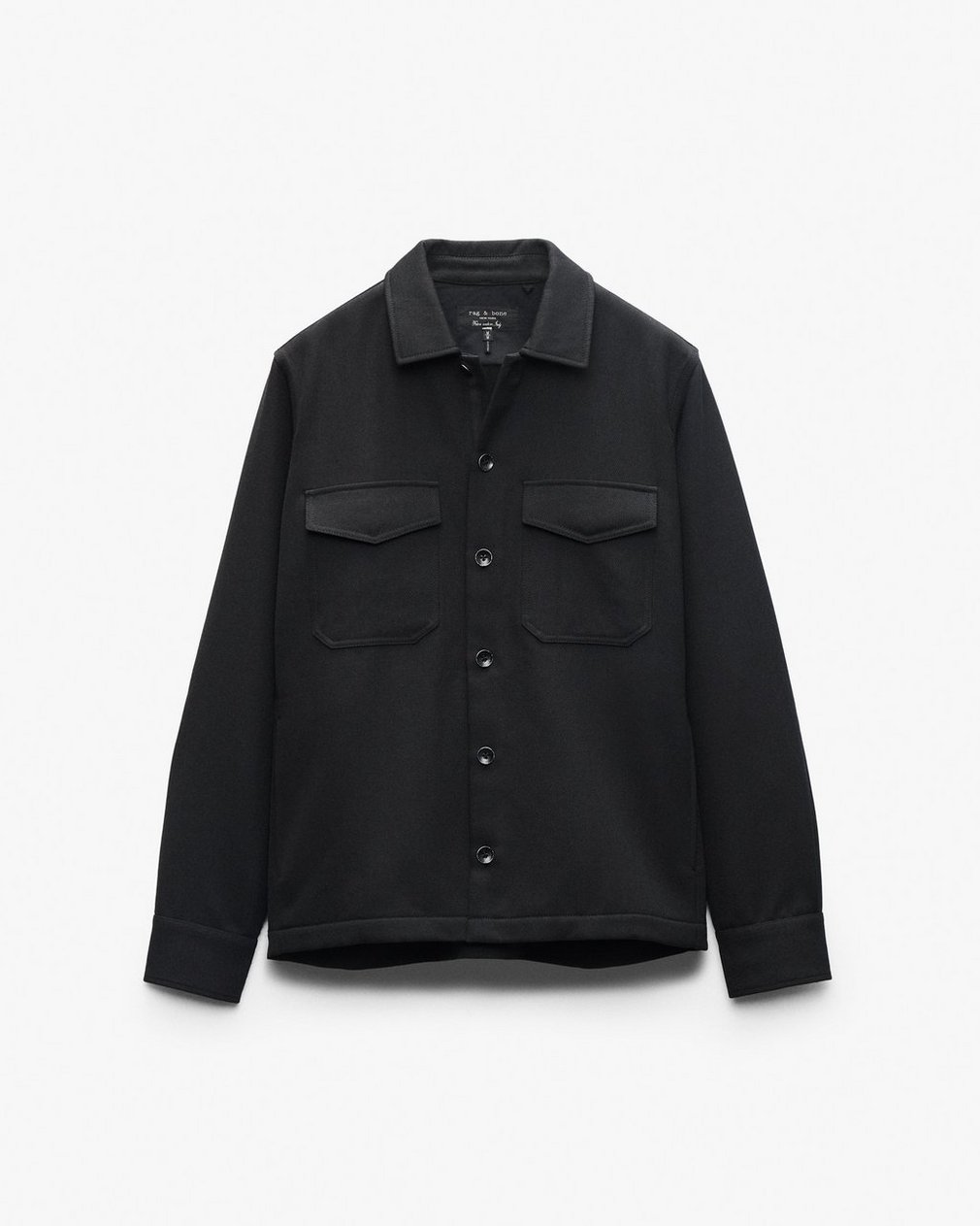 Hyde Italian Twill Shirt Jacket - Black - Image 2