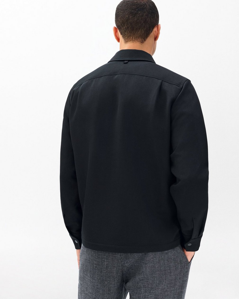 Hyde Italian Twill Shirt Jacket - Black - Image 6