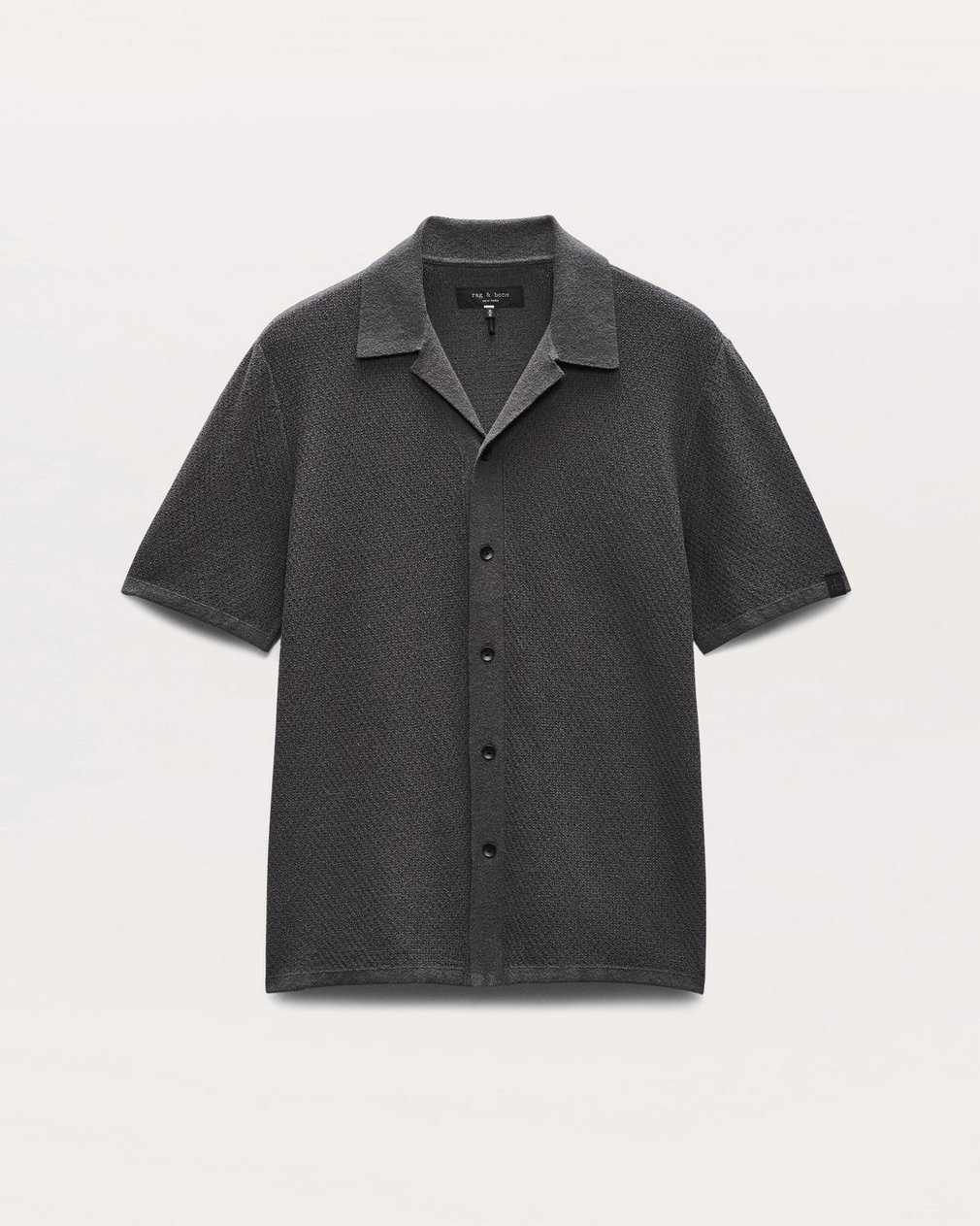 Avery Zig-Zag Zuma Knit Shirt - Dark Grey - Image 2