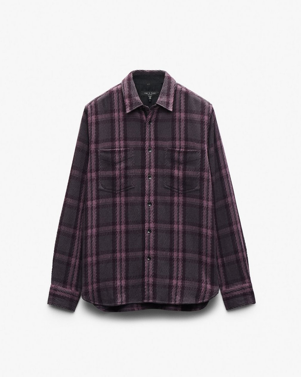 Plaid Twill CPO Overshirt - Purple Fairfax - Image 2