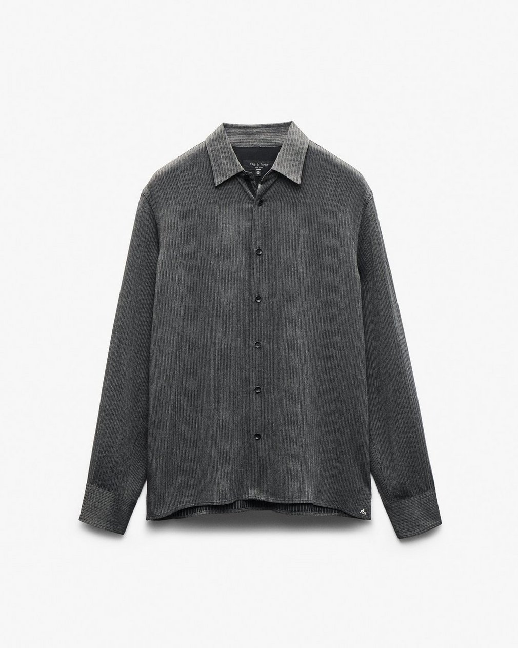 Dalton Geo Patterned Shirt - Grey - Image 2