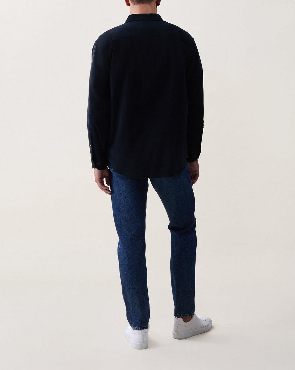 Mateo Cotton Corduroy Shirt - Black - Image 2