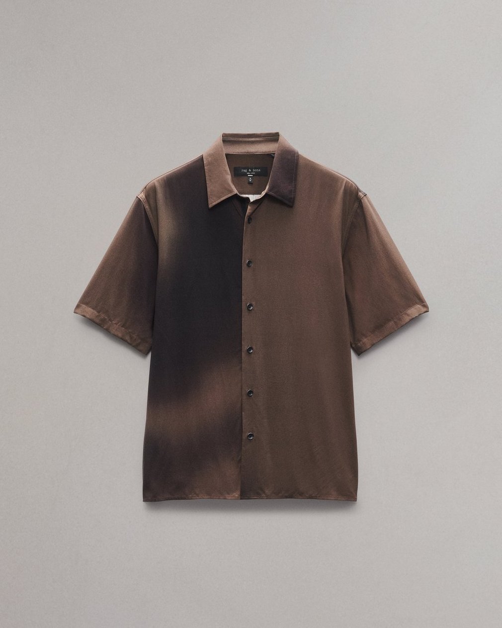 Dalton Printed Shirt - Brown Gradient - Image 2