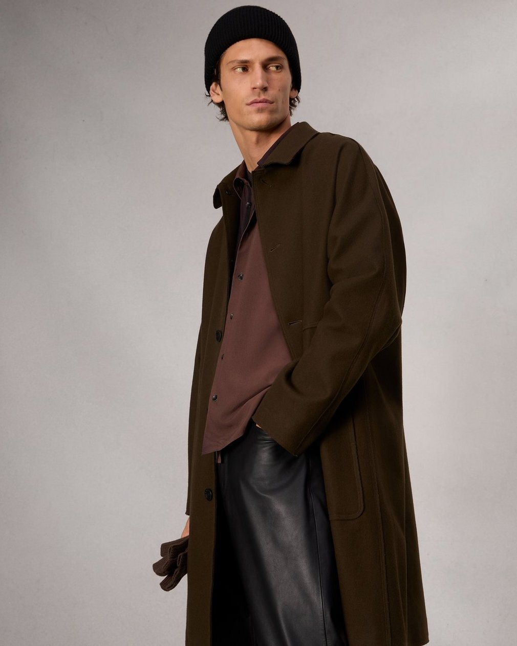 Dalton Printed Shirt - Brown Gradient - Image 7