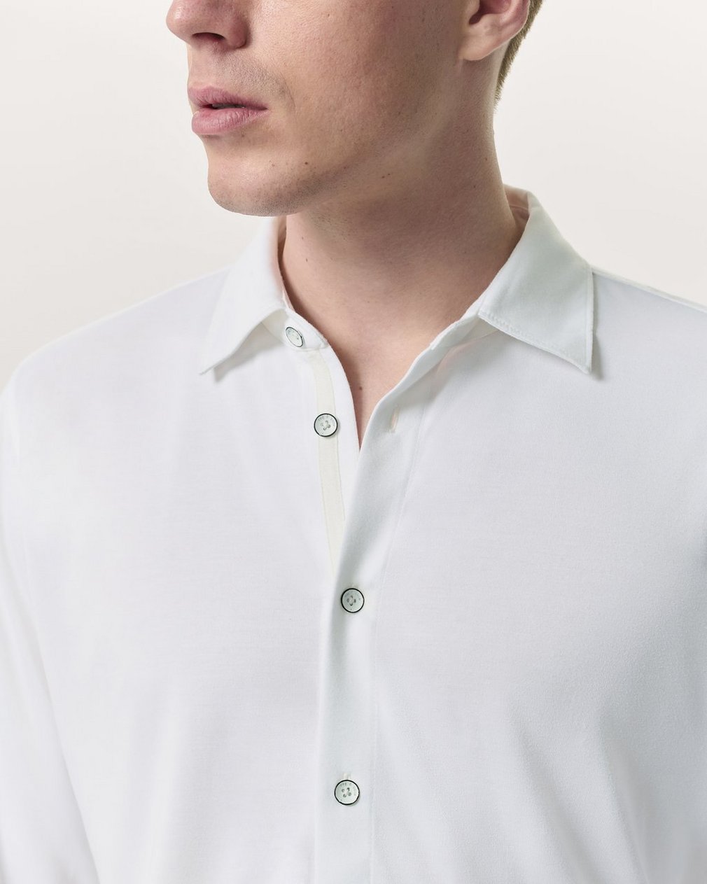 Tomlin Tech Jersey Shirt - White - Image 3