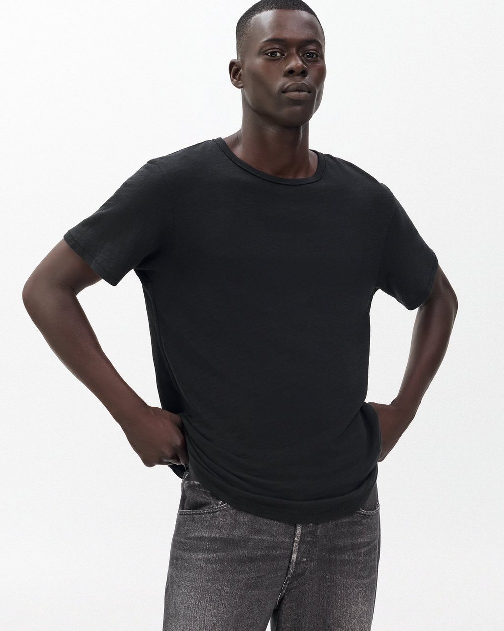 Classic Flame Tee - Jet Black - Image 2